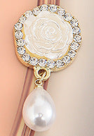 Wholesale Alloy Accessories Pearl Tassel Love Pendant Accessories