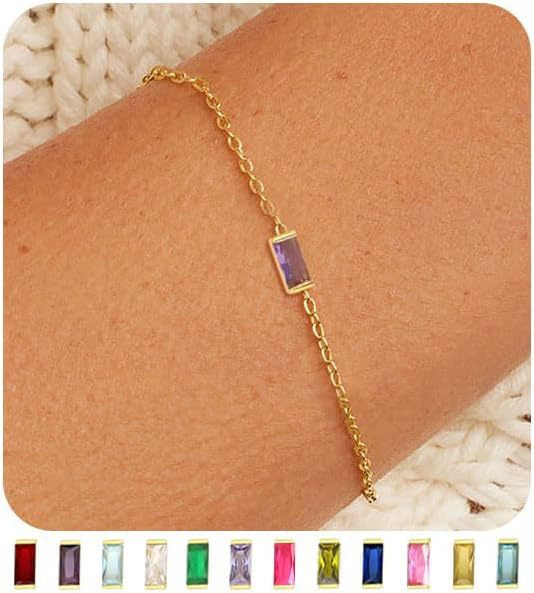 Wholesale Pearl Sailor Buckle Color Preserved Birth Stone Simple Bracelet Women's Electroplating Genuine Gold