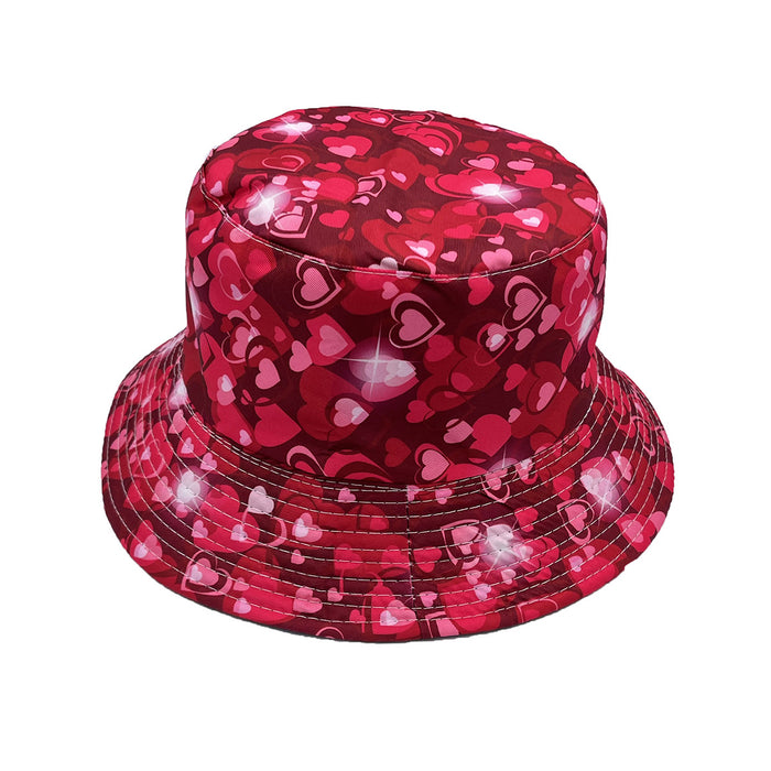 Wholesale Heart Lips Valentine's Day Adult Summer Bucket Hat JDC-FH-AXing037