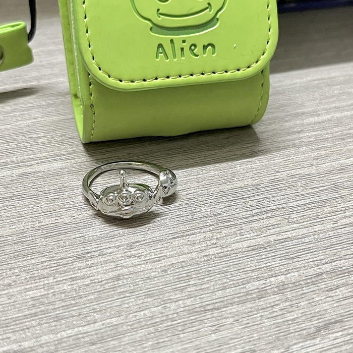 Wholesale Three-eyed Ring Women's Cartoon Cute Girly Opening Adjustable Ring