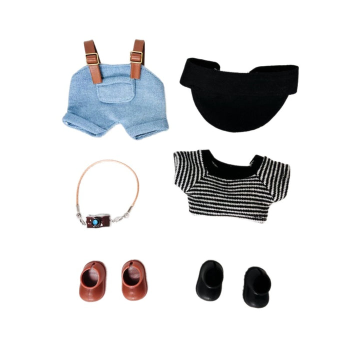 Wholesale Sweatshirt and overalls suit clothing set dress-up baby clothes