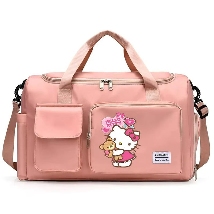 Wholesale Cartoon Printing Large Capacity Sports Handbag Shoulder Bag JDC-HB-Qiqiang002