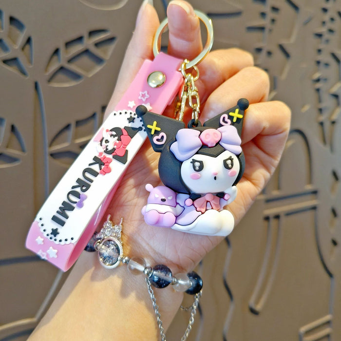 Wholesale Cartoon keychain couple backpack keychain pendant
