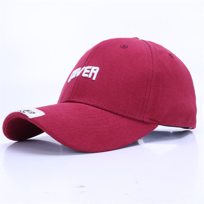 Wholesale Fashionable embroidered letter baseball cap, summer sun shading duckbill cap