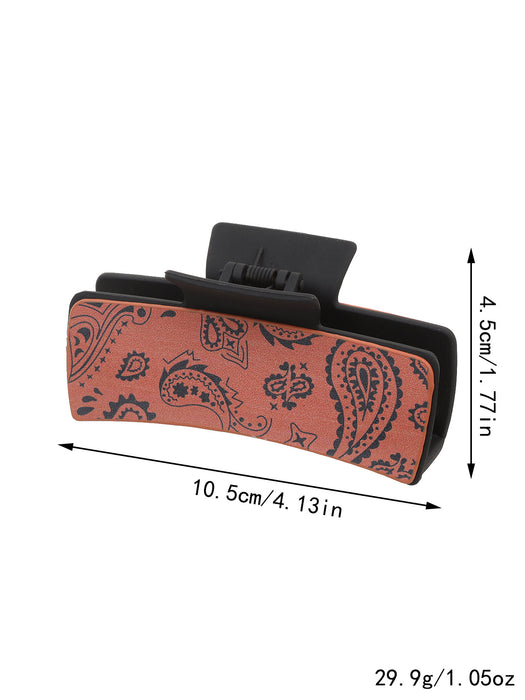 Wholesale Western Denim Sunflower Vintage Letter Shark Clip Grab Clip Hairpin