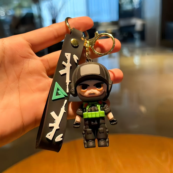 Wholesale Dragon peripheral large figurine keychain