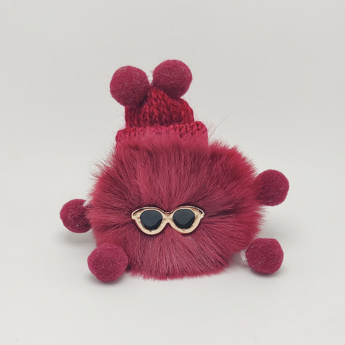 Wholesale Cute bag decoration plush toy car keychain pendant