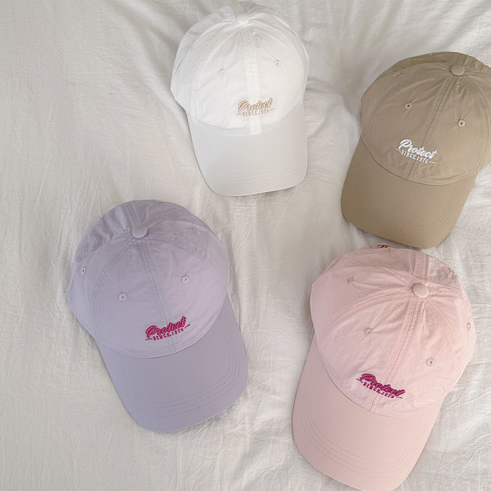 Wholesale New lightweight and breathable quick drying baseball cap for men and women outdoor sun shading duckbill cap