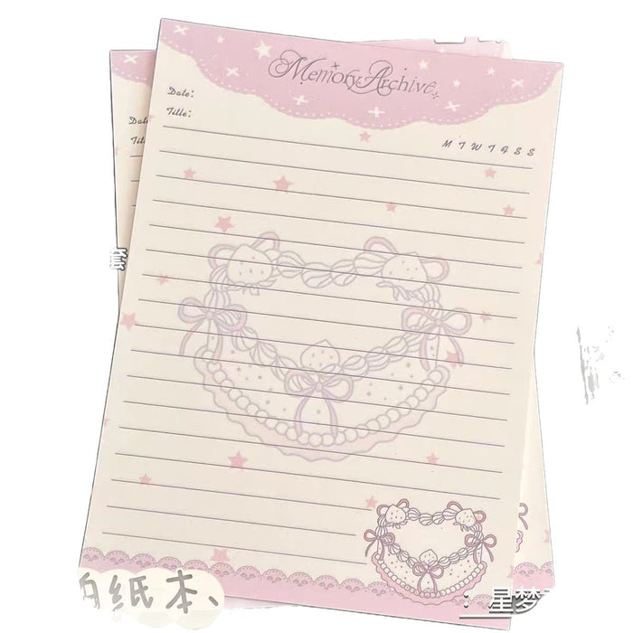 Wholesale Chic Star Dream Fairy Tale Cartoon Notebook,  Thick Tearable Paper for Office Decor or Gift