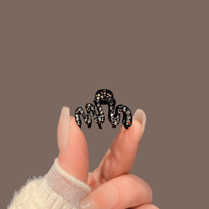 Wholesale Rhinestone Wave Clip small size Hairpin Headwear