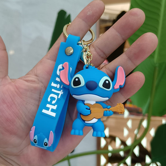 Wholesale Cartoon Silicone Doll Keychains (F) JDC-KC-YChaang015