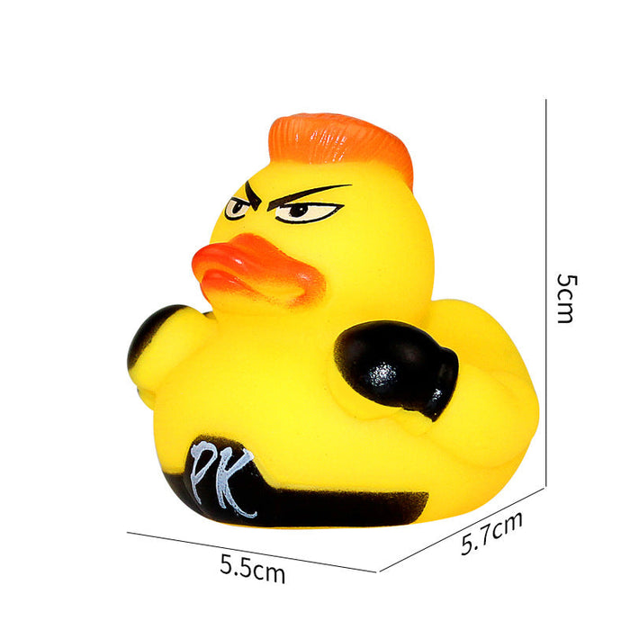 Wholesale Creative duck toy pinch sound baby bath toy