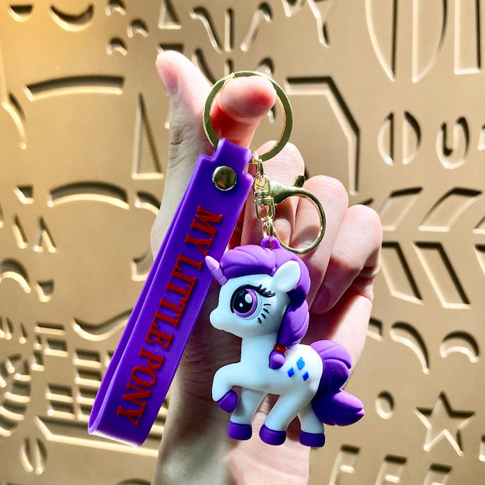 Wholesale Pony Polly Keychain Pendant Cartoon Doll Car Keychain Hanging Gifts