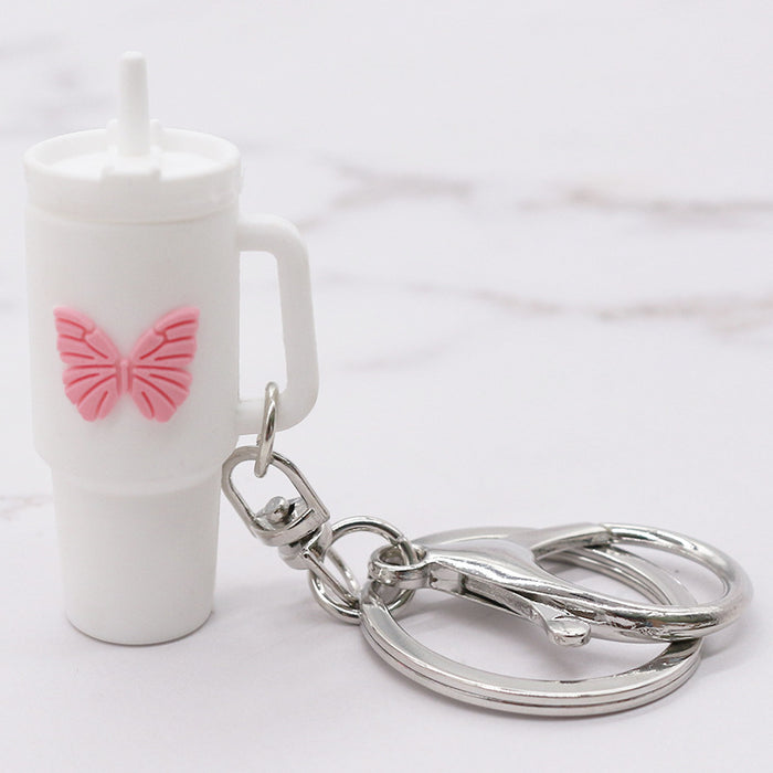 Wholesale Keychain Pendant Ice Bully Cup Key Chain Water Cup Decoration Accessories