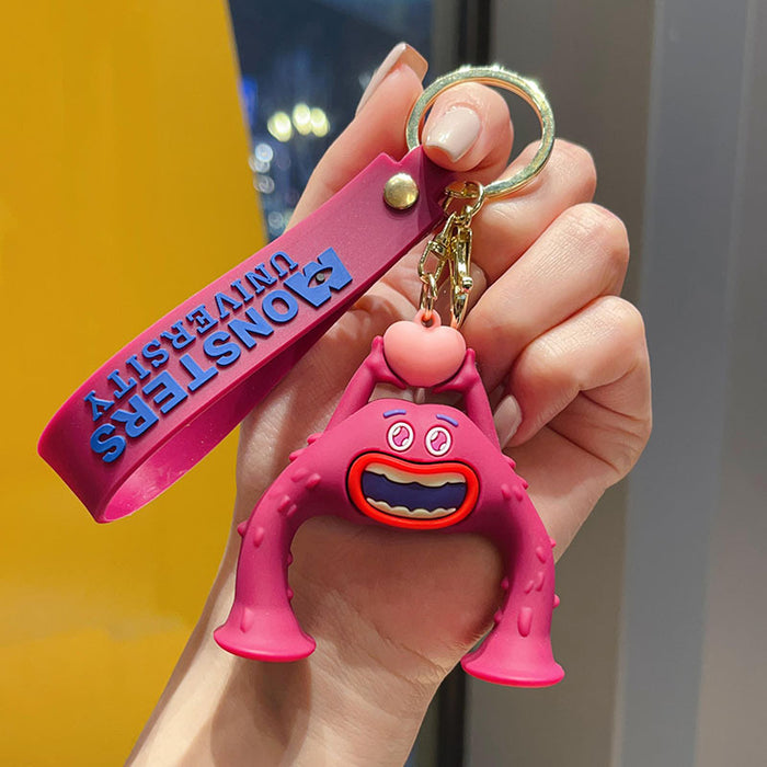 Wholesale Creative cartoon car key chain  cute couple bag doll
