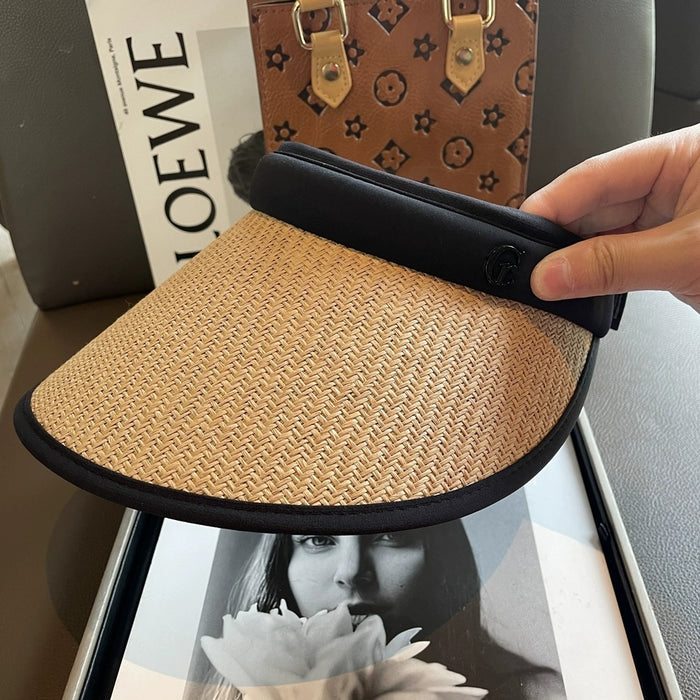 Wholesale Sunscreen Lafite Straw Hat Women's Outdoor Sunshade