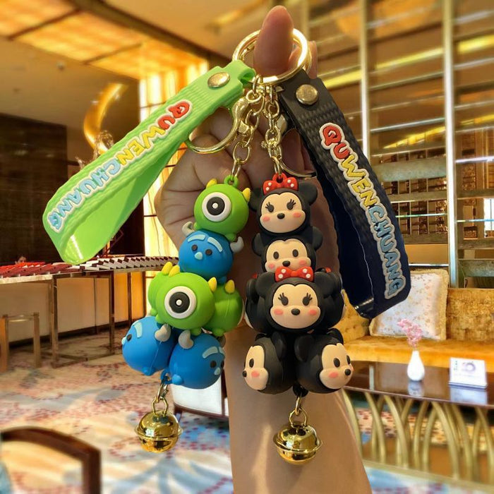 Wholesale Cartoon Doll Silicone Keychain JDC-KC-MingT282