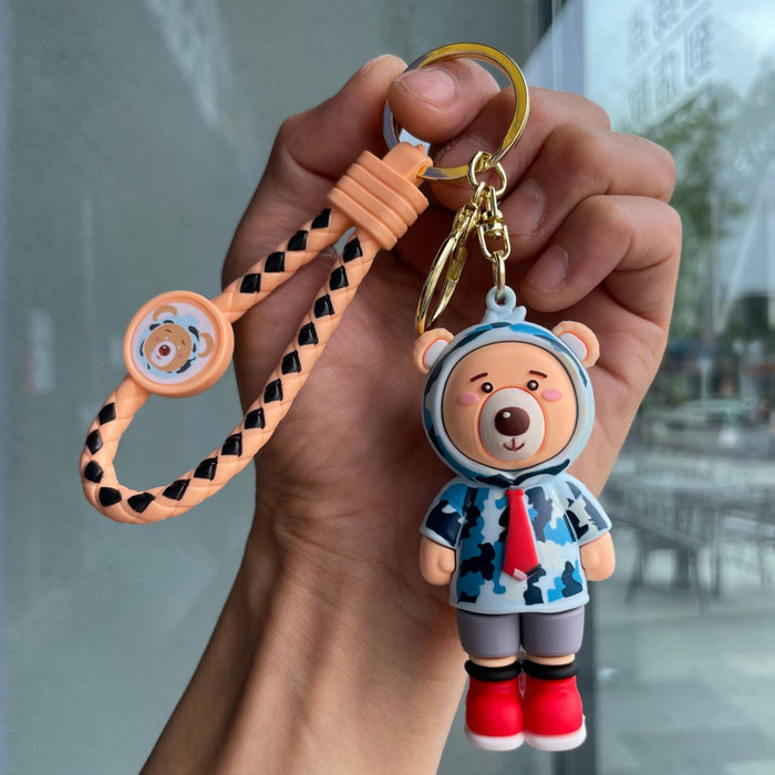 Wholesale Fashion Keychain Car Keychain Cartoon Doll Student Backpack Pendant Creative