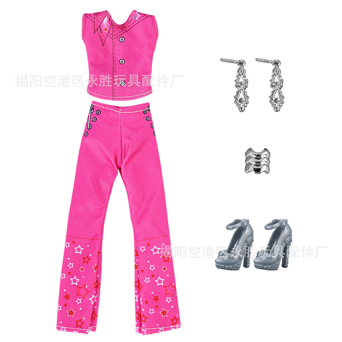 Wholesale Doll clothing design movie with model couple doll clothes