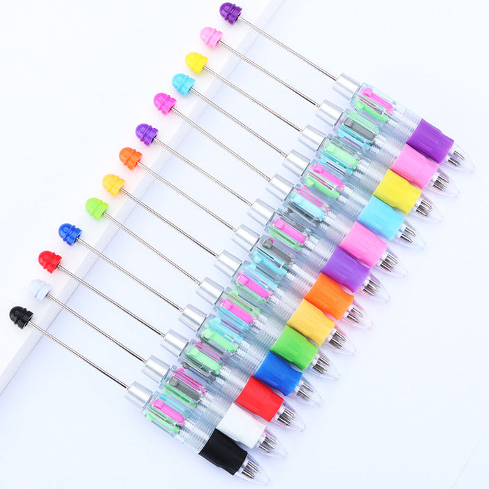 Wholesale Beadable Pens Multi Color Refills DIY for Beaded Plastic Pen JDC-BP-JinBN003
