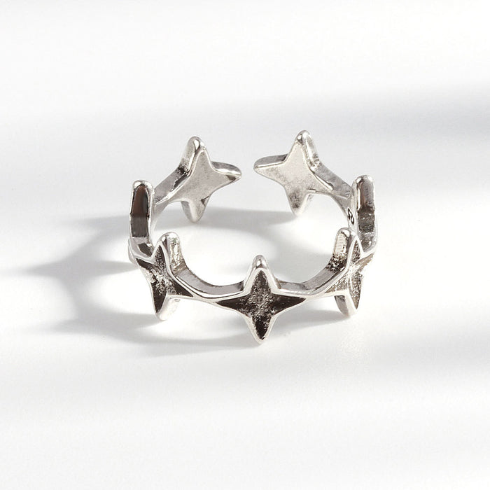 Wholesale Irregular Star Open Copper Ring JDC-RS-YJY014