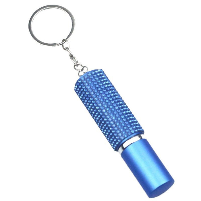 Wholesale 5ml Plastic Diamond-studded Perfume Bottle Keychain JDC-KC-TouMS025