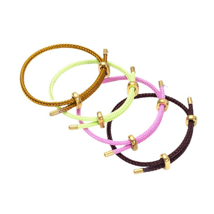Wholesale 8-Shaped Buckle Wire Rope Bracelet
