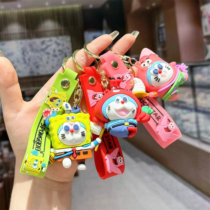 Wholesale Cartoon Silicone Doll Keychain JDC-KC-HaoXi025