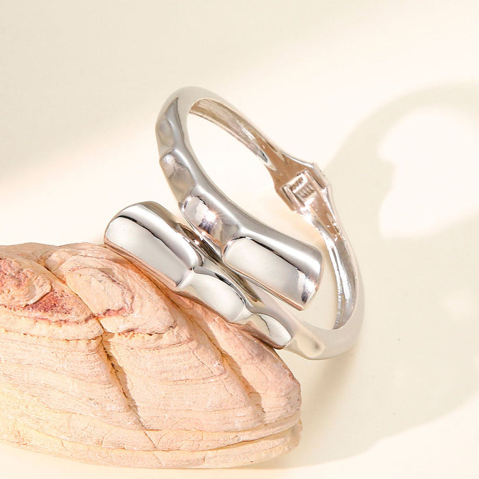 Wholesale Bracelet with exaggerated personality, bamboo knot opening for women, hot selling bracelet