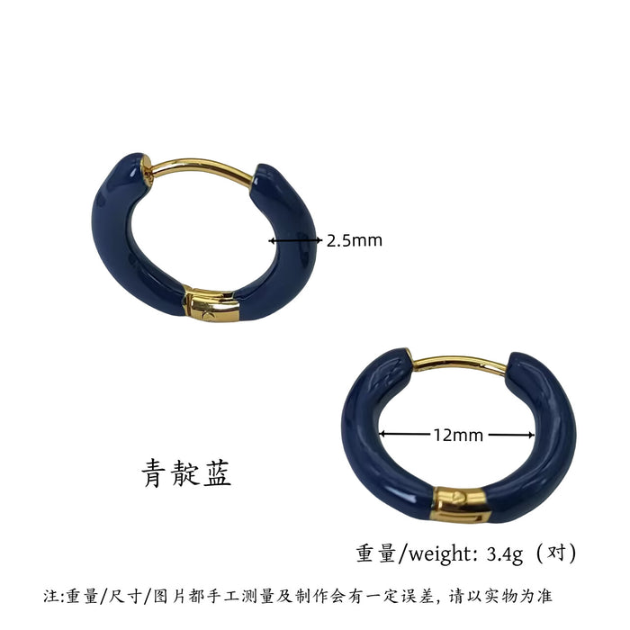 Wholesale Earrings, earrings, light luxury, high-end titanium steel jewelry