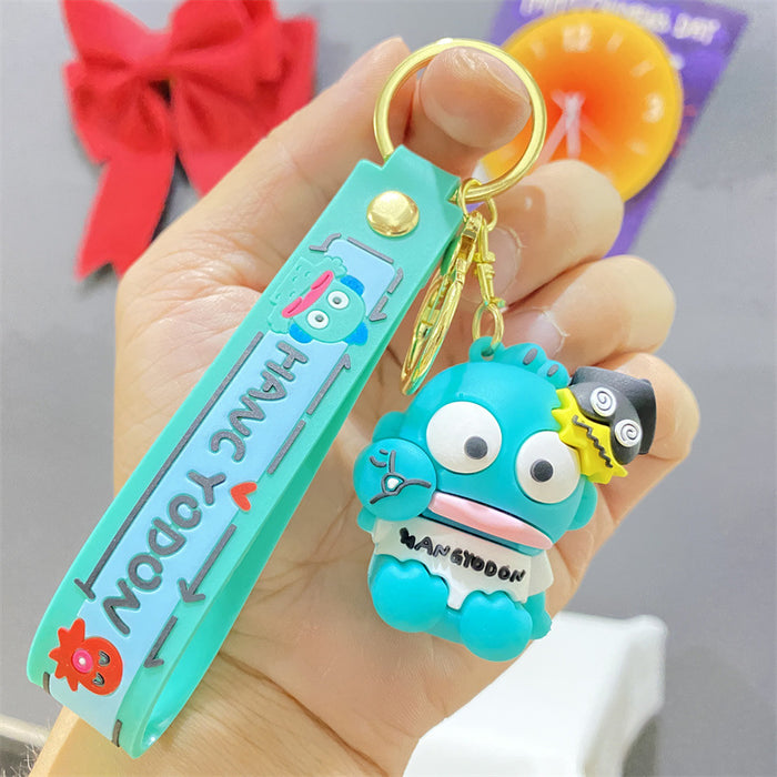 Wholesale Clown fish PVC key chain cute couple doll car key chain bag pendant
