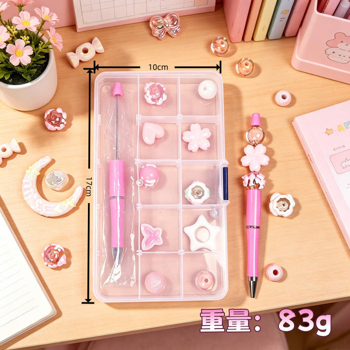 Wholesale Cute Cartoon DIY Pen Plastic Ballpoint for Students Graduation Gift