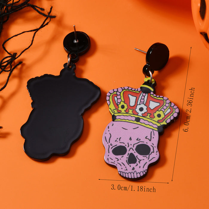 Wholesale  dark personality trend horror ghost animal funny earrings earrings