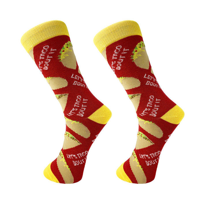 Wholesale Animal Series Cartoon Men's Middle Socks JDC-SK-YiYan079