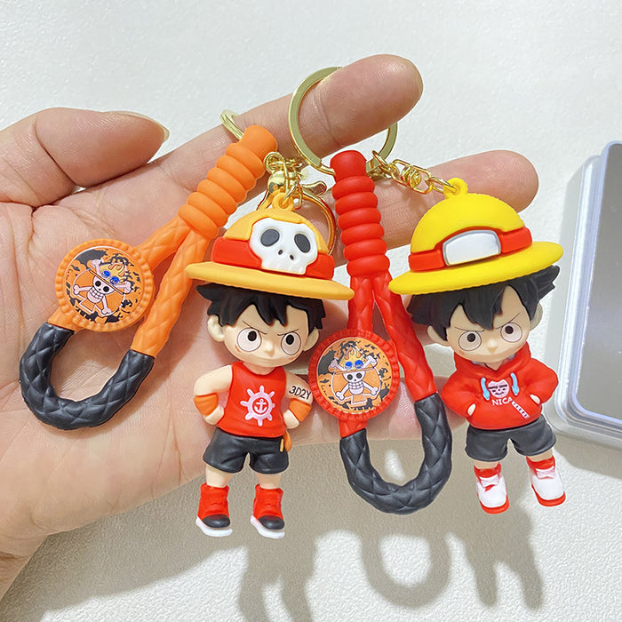 Wholesale Dress-up Woven Cartoon Key Chain Doll Key Chain Accompanying Gift Pendant Small Jewelry