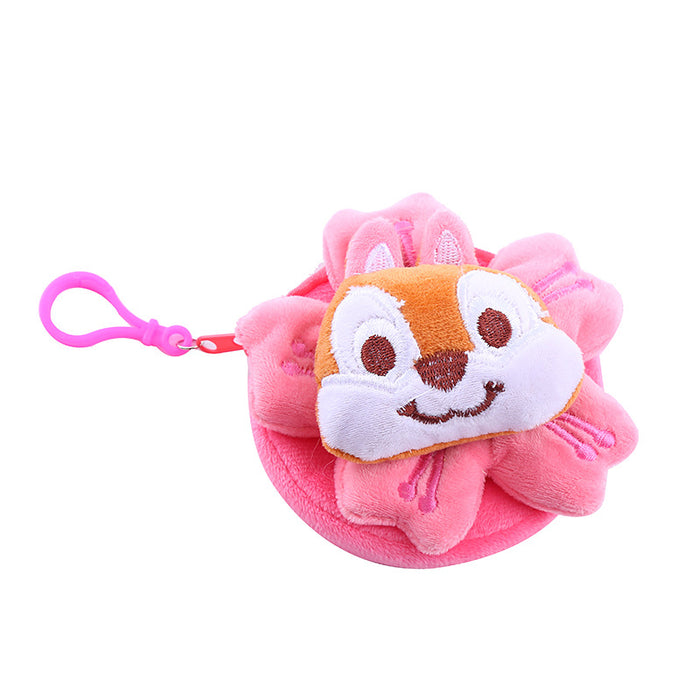 Wholesale Japanese Cartoon Sunflower Doll Coin Purse Mini Cute Keychain Headphone Bag, Backpack Hanging Accessories JDC-WT-XG010