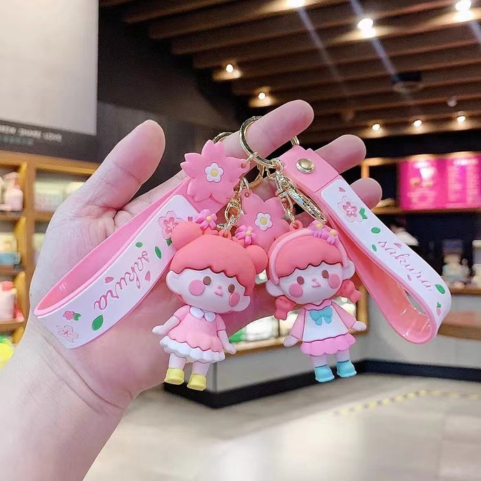 Wholesale Cute keychain, exquisite bag, key pendant, cute backpack ornament