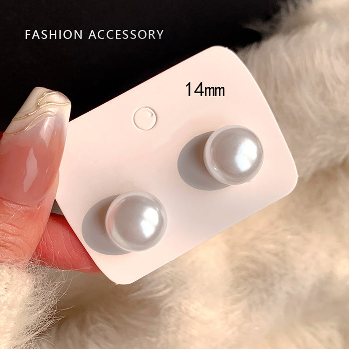 Wholesale Non perforated magnetic pearl ear clip for women without ear holes, retro high-end feeling ear bone clip ear accessory