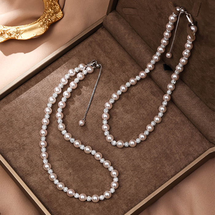 Wholesale Pearl bracelet, women's bead, high-end and niche crystal jewelry