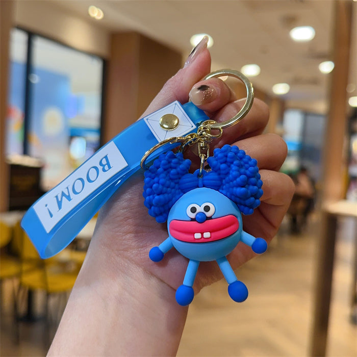 Wholesale Cartoon 3D Doll Keychain Car Bag Pendant