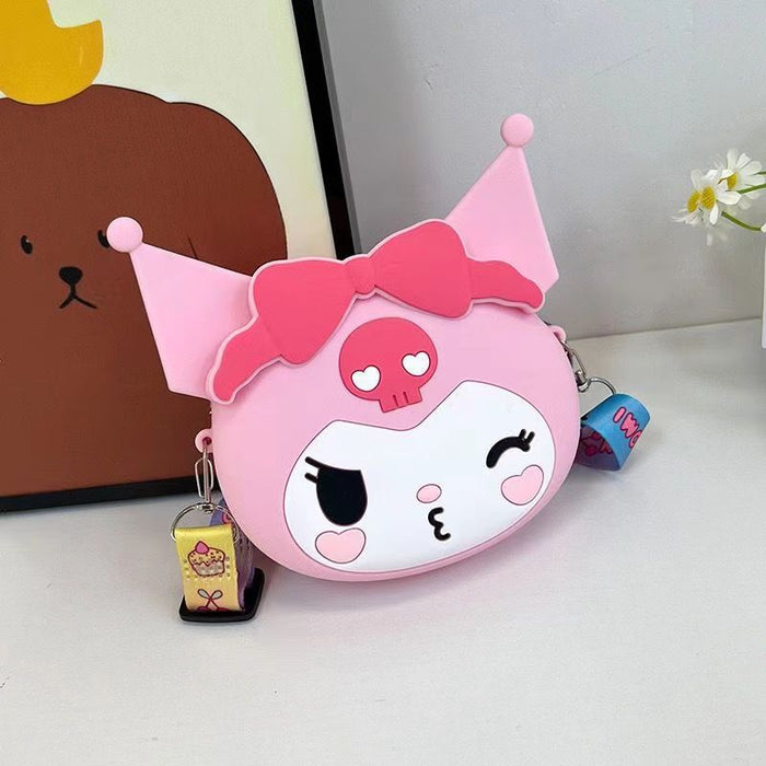Wholesale Cartoon silicone coin purse, children's bag, coin purse, mini storage