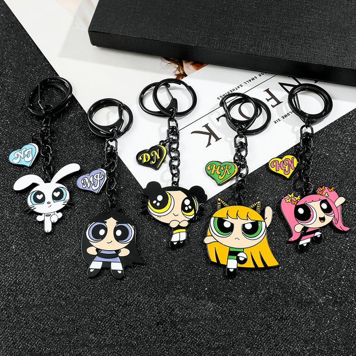 Wholesale Cartoon Zinc Alloy Keychain JDC-KC-BS021