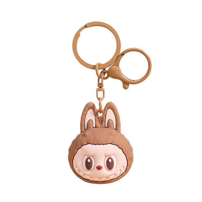 Wholesale Little sheep doll head keychain creative cartoon car bag keychain gift