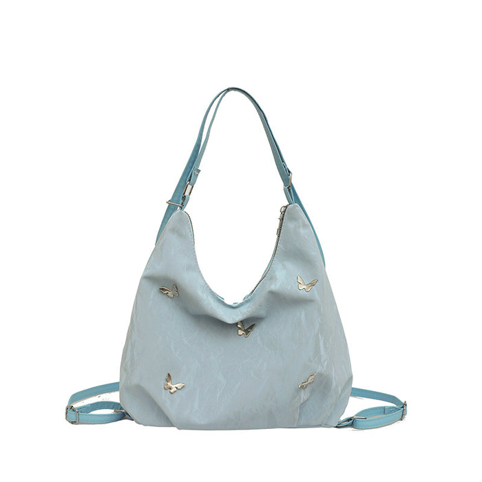 Wholesale Large capacity bag, high-end feel, niche commuting tote bag, backpack, single shoulder, crossbody backpack