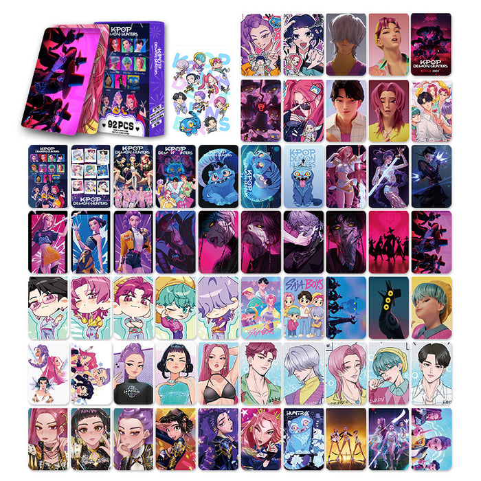 Wholesale 184pcs LOMO card double-sided high-definition color printing anime peripheral collection card sticker