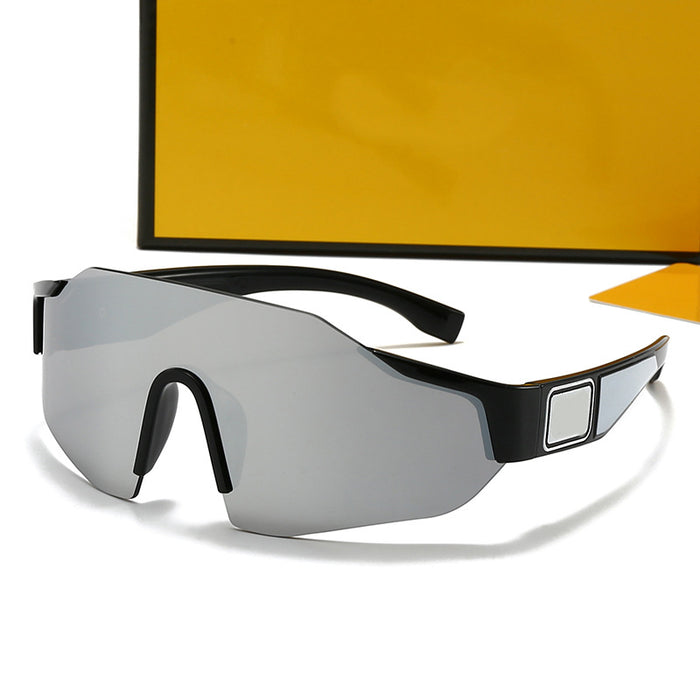 Wholesale Fashion sunglasses, colorful frameless one-piece sunglasses, driving goggles, and eye protection