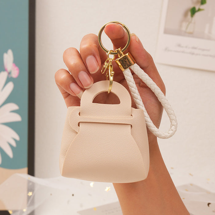 Wholesale Zero Wallet Coin Charter Key Bag Handheld Small Bag Keychain PU Leather