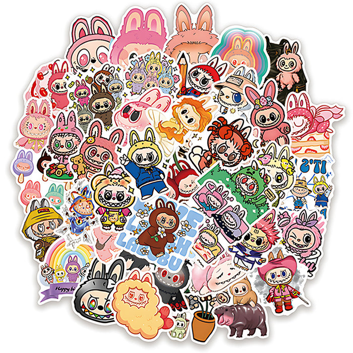 Wholesale 50pcs Cute cartoon waterproof stickers for luggage computer stickers
