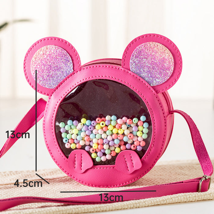 Wholesale Crossbody Bag,  Children' s Bag,  One-Shoulder Bunny Ears,  Little Girl' s Cute Cartoon Coin Purse