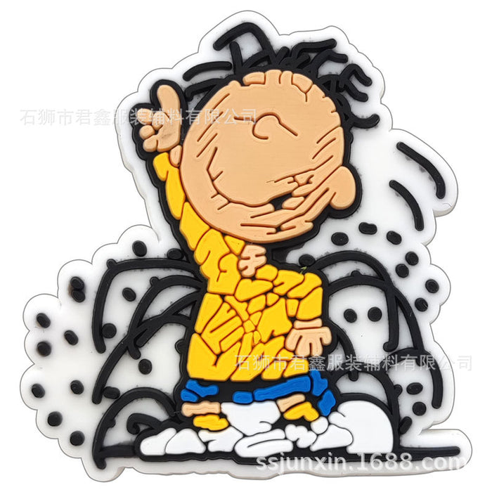 Wholesale 50pcs hole shoes soft rubber decorative buckle shoe accessories